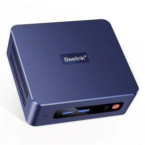 Beelink SER3 미니 PC, AMD Ryzen 3200U(최대 3.5GHz), 16GB DDR4 500GB PCle SSD 미니 컴퓨터, 4K 듀얼 스크린 디스플레이 지원 / 1000M LAN WiFi5 BT5, 홈 오피스 데스크톱 컴퓨터