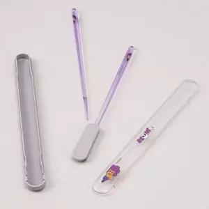 ( )세트 식기 캐릭터 조용한 쉘리 세트 테마 도시락 젓가락 케이스 어린이 용품