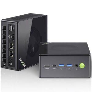 GMKtec 게이밍 미니 PC K8 플러스 AMD Ryzen 7 8845HS(8C / 16T, 최대 5.1GHz) 32GB DDR5 RAM 2TB SSD, 데스크톱 컴퓨터 듀얼 NIC 2.5G, HDMI 2.1, USB4