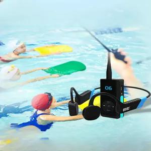 골전도 무전기 헤드셋 수영 이어폰 블루투스 무선 교육 호스트 고성능 수중 트레이닝 헤드폰