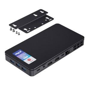 MeLE 오버클럭3C 슬림 미니 PC N5095(최대 2.9GHz) 32GB DDR4 512GB SSD Win11Pro 마이크로 데스크톱 컴퓨터 듀얼 HDMI + USB-C 4K 트리플 디스플레이 2.4G / 5GHz WiFi BT5.2 GbE, IoT, 홈 시어터, 컨퍼런스 탑재