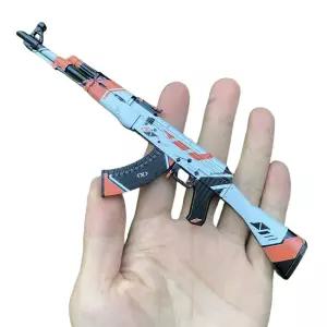 총 조립식 피규어 라이플 ak47 머신건 놀이 호환 블루 세트 미니 조립 폴라 장난감