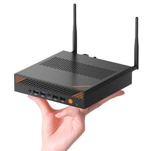 오리지널매직 A2 미니 PC 워크스테이션, 인텔 코어 i9 13900HK(14C / 20T, 최대 5.4GHz) 데스크톱 컴퓨터 32GB DDR5 RAM 1TB SSD, 듀얼 LAN, 9X USB 포트, VGA 쿼드 디스플레이, WiFi 6, BT 5.2