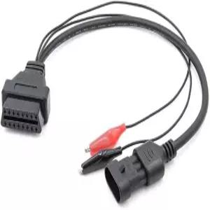 피아트 알파 로미오 란시아를 위한 전기차 연결 OBD OBD2 3핀에서 16핀 차량 수리 장비 커넥터 진단 도구