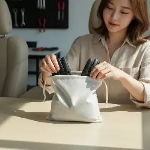 ( )여행용 신발 보관 가방 부직포 파우치 더스트백 32X48 대형 수납 주머니