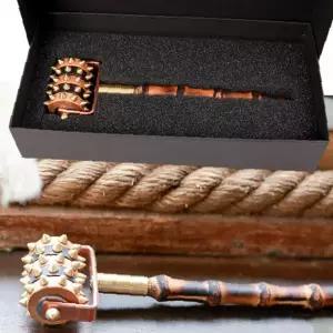 손 혈액 순환 촉진 지압 마사지 자석 향나무 원목 수제 관리 두통 완화 선물용