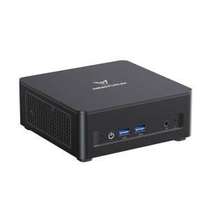 미니스포룸 UM760 슬림 미니 PC, AMD 라이젠 5 7640HS 프로세서 컴퓨터(6C / 12T, 최대 5.0GHz), 16GB DDR5 RAM 및 1TB PCIe 4.0 SSD, 8K@60Hz HDMI 2.1 USB4 출력 지원, WIFI6E BT5.3 자동 전원 켜기