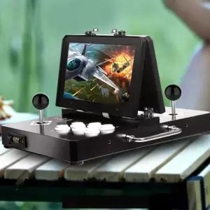 레트로 추억의 듀얼 스크린 휴대용 게임기 투입 코인