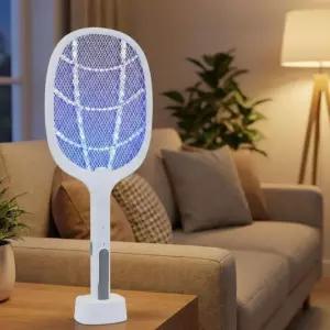 원버튼 전자 모기채 충전식 전자 파리채 해충 퇴치기