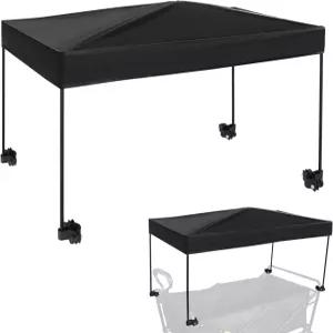 분케 왜건 캐노피 커버 가든 푸시 차양용 휴대용 야외 유모차 액세서리 (접힌 채로 조립하는 왜건에 적합)