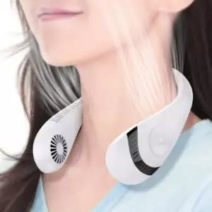 3단풍속조절 선풍기 캠핑 산책 여행 낚시 선풍기 휴대용선풍기 목에거는 저소음 등산 C