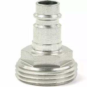 플라스틱에어 식수 안전 RV 수도 시스템용 퀵 커넥트 플러그 34인치 남성 정원 호스 나사산이 있는 어댑터