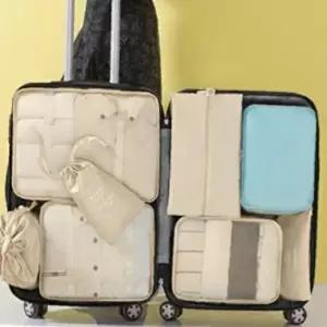 깔끔한 여행 라이트 캐리어 정리 출장 옷정리 10종 1P 수납 용품