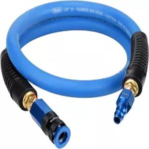 키프로 고무 공기 호스 내구성 있는 압축기 38인치 ID 3피트 스위블 범용 알루미늄 퀵 커플러 및 플러그