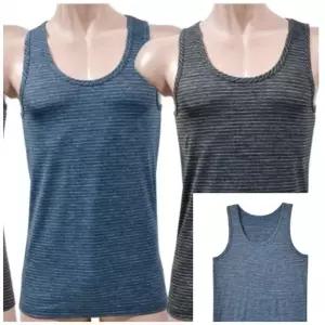 (옵션 110 유색P3매)스트라이프패턴 남성런닝 남성내의 런닝샤스 메리아스 조끼런닝 민소매티셔츠