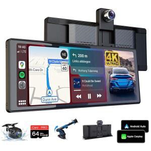 자동차용 카플레이 화면 4K 350 대시 캠 10.26