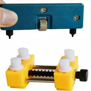 OTOOLWORLD 시계 케이스 백 오프너 수리 제거기 홀더 도구 및 오픈 조절 가능한 프레스 클로즈 제조기