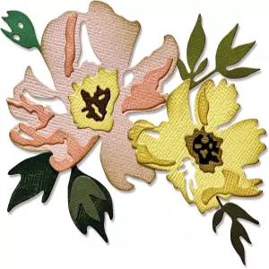 시직스 씬릿 다이 665209 붓질 꽃 1 by 팀 홀츠 7 팩