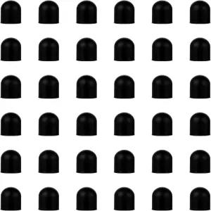 스타일러스 펜용 고무 팁 36개 터치스크린 6mm 교체 펜촉 높은 감도 및 정밀도 긁힘 방지 범용 끝