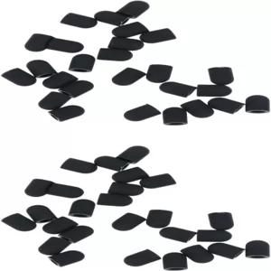 스타일러스 펜용 고무 팁 60개 터치스크린 펜 팁용 0505cm 교체용 펜촉 커패시턴스 고감도 및 정밀도