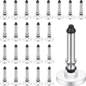 스타일러스 펜촉 24개 고정밀 팁 터치스크린 및 태블릿용 범용 실리콘 알루미늄 디스크 표면