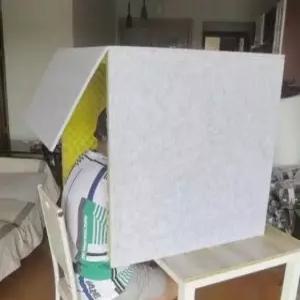 방음박스 흡음재 소음차단 간이 데스크탑 커버 휴대용 음소거 녹음