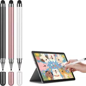 터치스크린용 3팩 유니버설 스타일러스 펜 안드로이드 태블릿 삼성 크롬북 및 모든 터치스크린 장치와