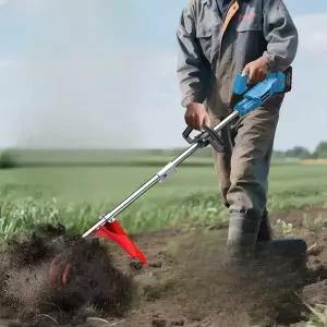 전동 멀칭기 가정용 소형 핸드헬드 리튬 배터리 제초기 미니 경운기