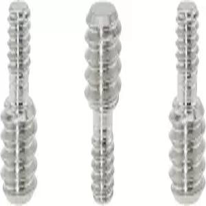 ZZHSM 3PCS M6 수컷에서 38 수컷 삼각대 나사 어댑터 카메라 금속 사진 장비 쌍안경 램프 홀더