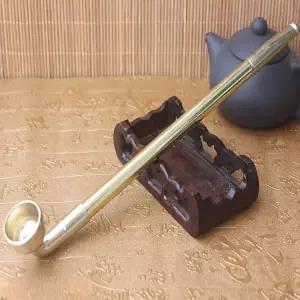 순수 구리 담배파이프 전통 시가렛 황동 곰방대