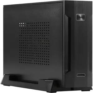 구디소리 T01 SECC 팬리스 얇은 미니 it HTPC 섀시 25인치 드라이브 베이 및 수직 스탠드 풋블랙