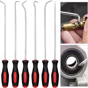 호스 제거 후크 픽 세트 팩 6개 자동 도구 라디에이터 호스용 풀러