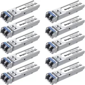 125G SFP LC 모듈 1000BaseL 1310nm SMF 단일 모드 광섬유 최대 10km Cisco Ubiquiti Microtik DLink