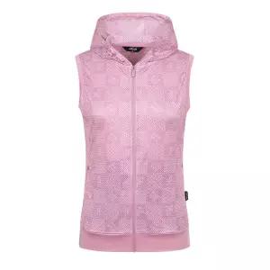 [하프클럽/팬텀]팬텀 여성 메쉬 후드 집업 민소매 티셔츠 221E2TF107 PK 골프 상