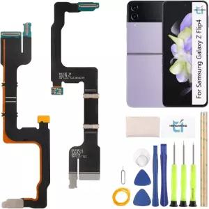 삼성 갤럭시 Z 플립 4 5G 메인보드 커넥터 리본 플렉스 케이블 교체 SMF721U LCD 스핀 축 수리 부품용