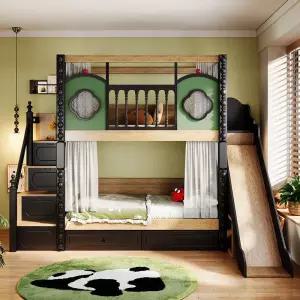 이층침대 아이방 침실 호텔 기숙사 리조트 스위트룸