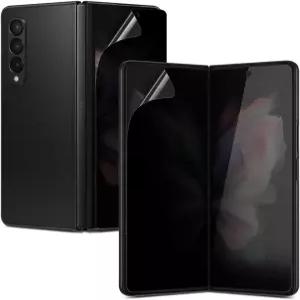 다이아큐브 22 팩 삼성 갤럭시 Z 폴드 3 프라이버시 안티 스파이 스크린 프로텍터 내부 2개 전면 프리미엄