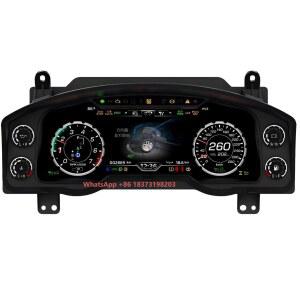 렉서스 LX570/랜드크루저 LC200 2008-2021용 LCD 프로그래밍 가능 디지털 계기판 속도계 클러스터 (기계식 계기용)