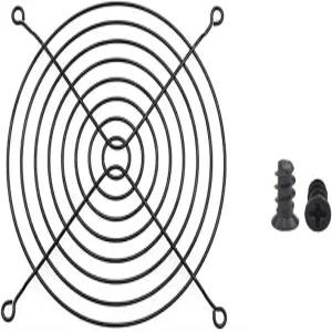 이지카고 2pcs 140mm 팬 그릴 가드 블랙 나사 포함