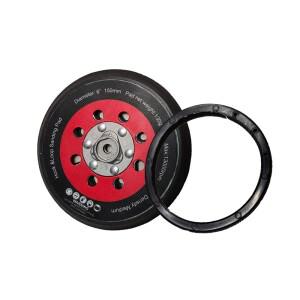 노란색 스타일 6인치 건식 연삭기  샌더 KS-02-150-5.0용 심 및 브레이크 씰이 있는 백킹 패드