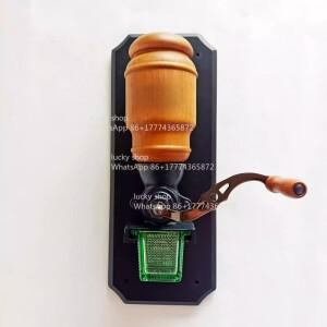 벽걸이형 핸드 크랭크 원두 그라인더 레트로 홈 및 상업용 장식용 수동 커피 머신