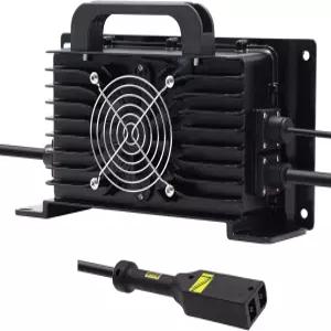 36볼트 EZGO TT 골프 카트용 20AMP 교체 배터리 충전기D플러그파워와이즈 스타일 플러그 방수 IP67 포함