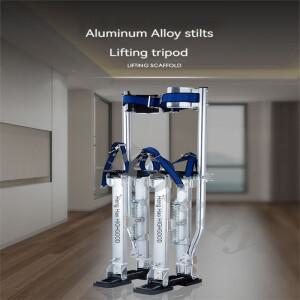 건식 벽체 스틸트 전문 알루미늄 석고 사다리 조절 가능한 페인트 도구 가정용 모바일