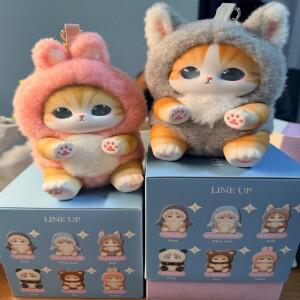 모푸산드 비닐 시리즈 블라인드 박스 미스터리 인형 트렌디 장난감 장식 키트 모델 플러시 서프라이즈 토