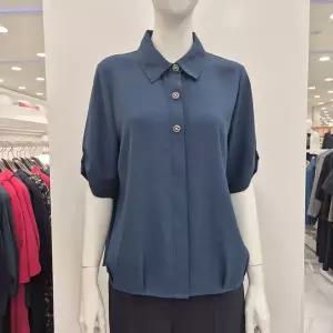 [프렐린] 카라 반팔 블라우스/RBB252490_OD