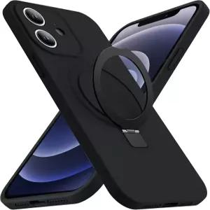 마그네틱 인비저블 스탠드와 MagSafe 밀리터리 드롭 호환되는 11 케이스용 SKYLMW 여성용 충격 방지 실리콘