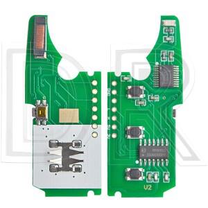 포르쉐 카이엔 GTS 2004-2011용 그레이트 ID46 PCF7946 315/433MHz KR55WK45022 하프 스마트 플립 자동차