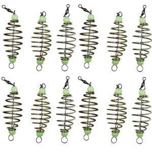 양익신 잉어 낚시 미끼 덫, 24개 장비 세트 메기 및 거친 액세서리 홀더 바구니 포함 휴대용 내구성 덫 케이지 피더