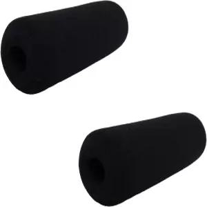 TetraTeknica 에센셜 시리즈 샷건 카메라 마이크최대 45인치 길이용 폼 윈드스크린 블랙 2개입