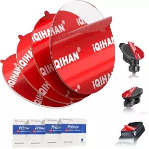 대시캠 마운트용 접착식 점착 패드 4Pc 양면 장착 테이프 자동차 카메라 GPS 윈드실드 윈드스크린